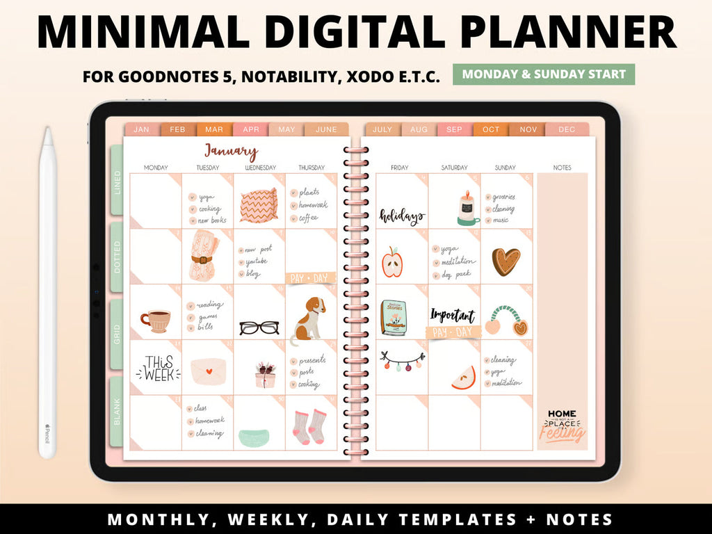 Digital Planner Undated